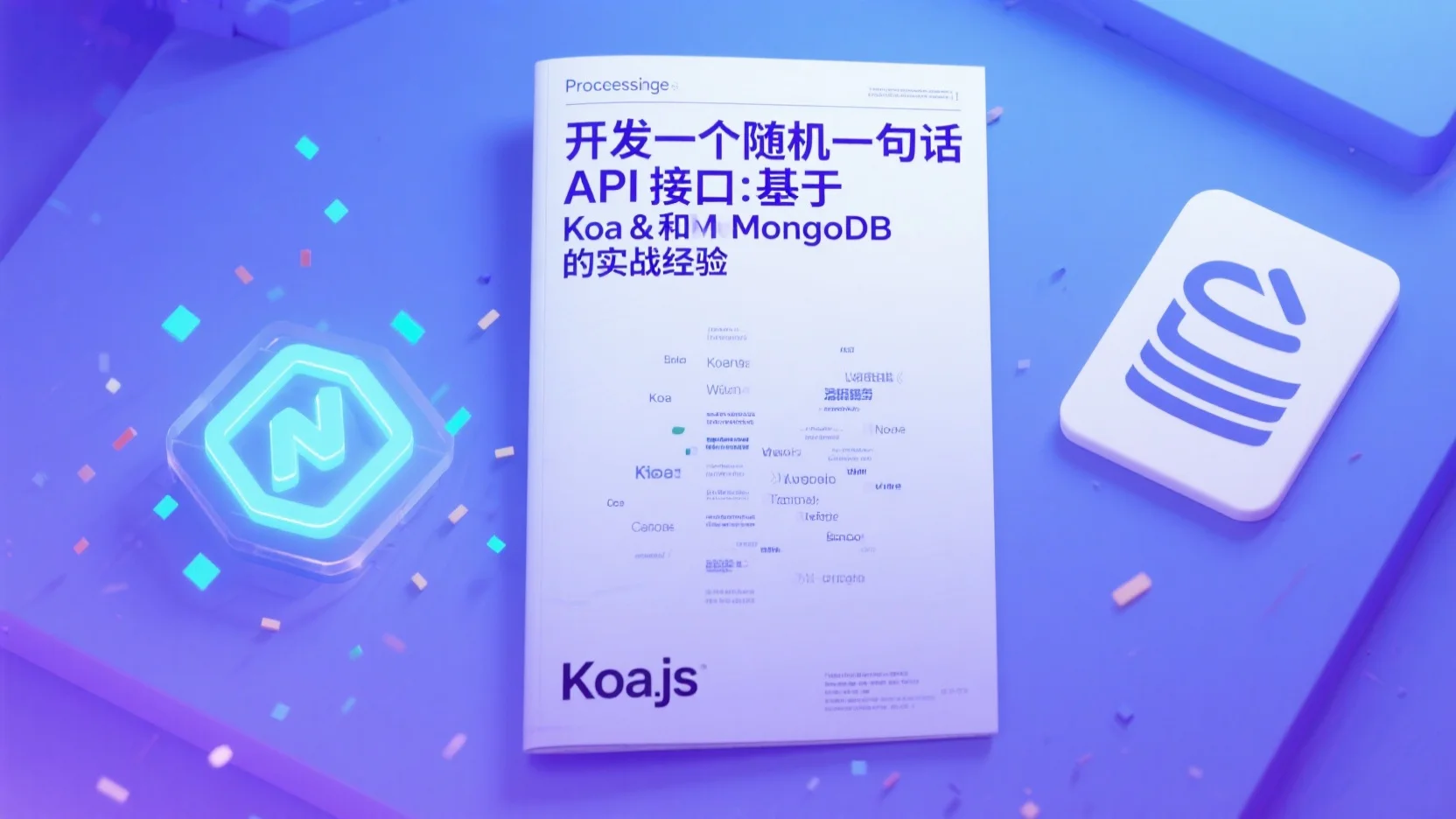 开发一个随机一句话 API 接口：基于 Koa 和 MongoDB 的实战经验