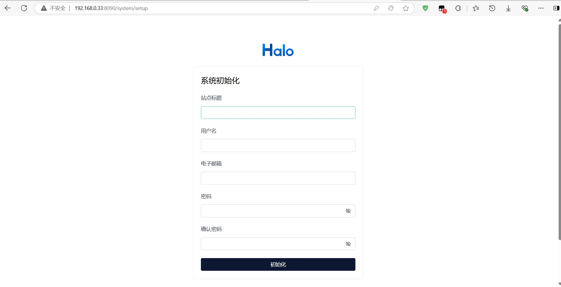 fnOS利用1panel部署Halo博客